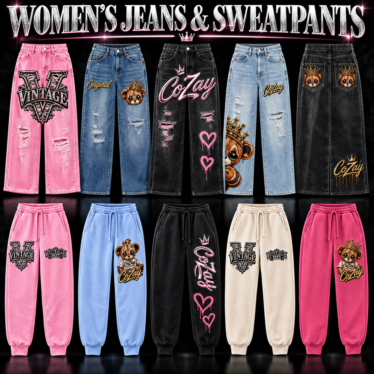 Women's Jeans & Sweatpants
