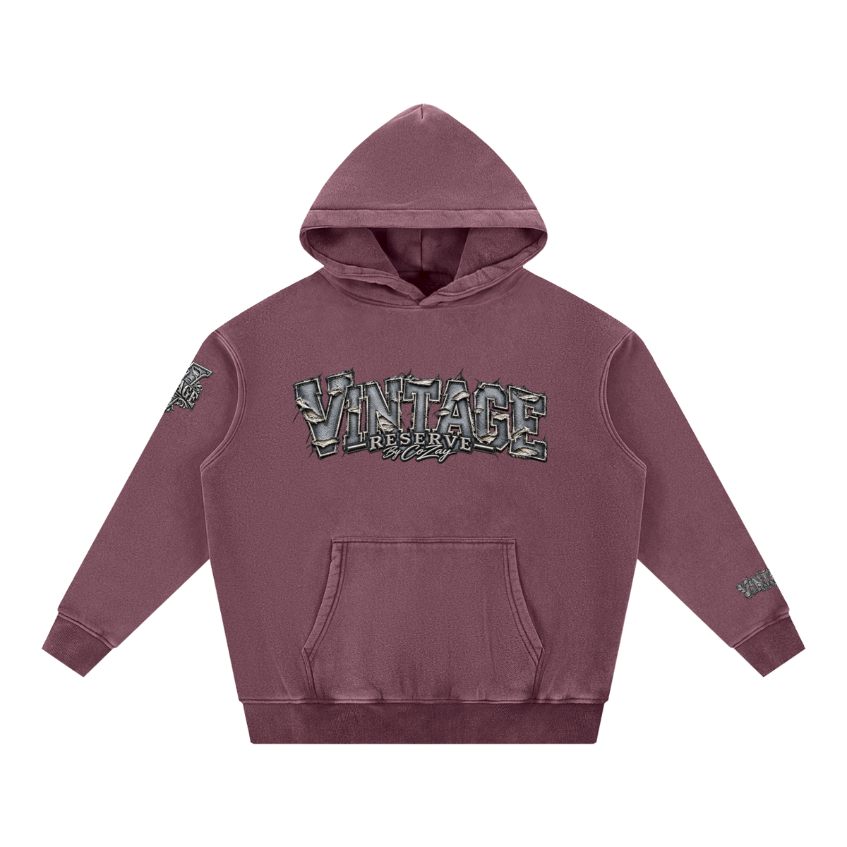 CoZay Original Men's Snow Wash Fleece Oversize Hoodie