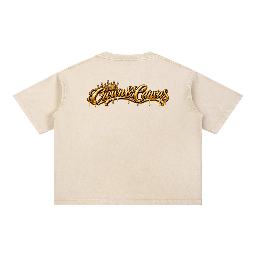 CoZay CC Mineral Wash Boxy Cotton T-Shirt