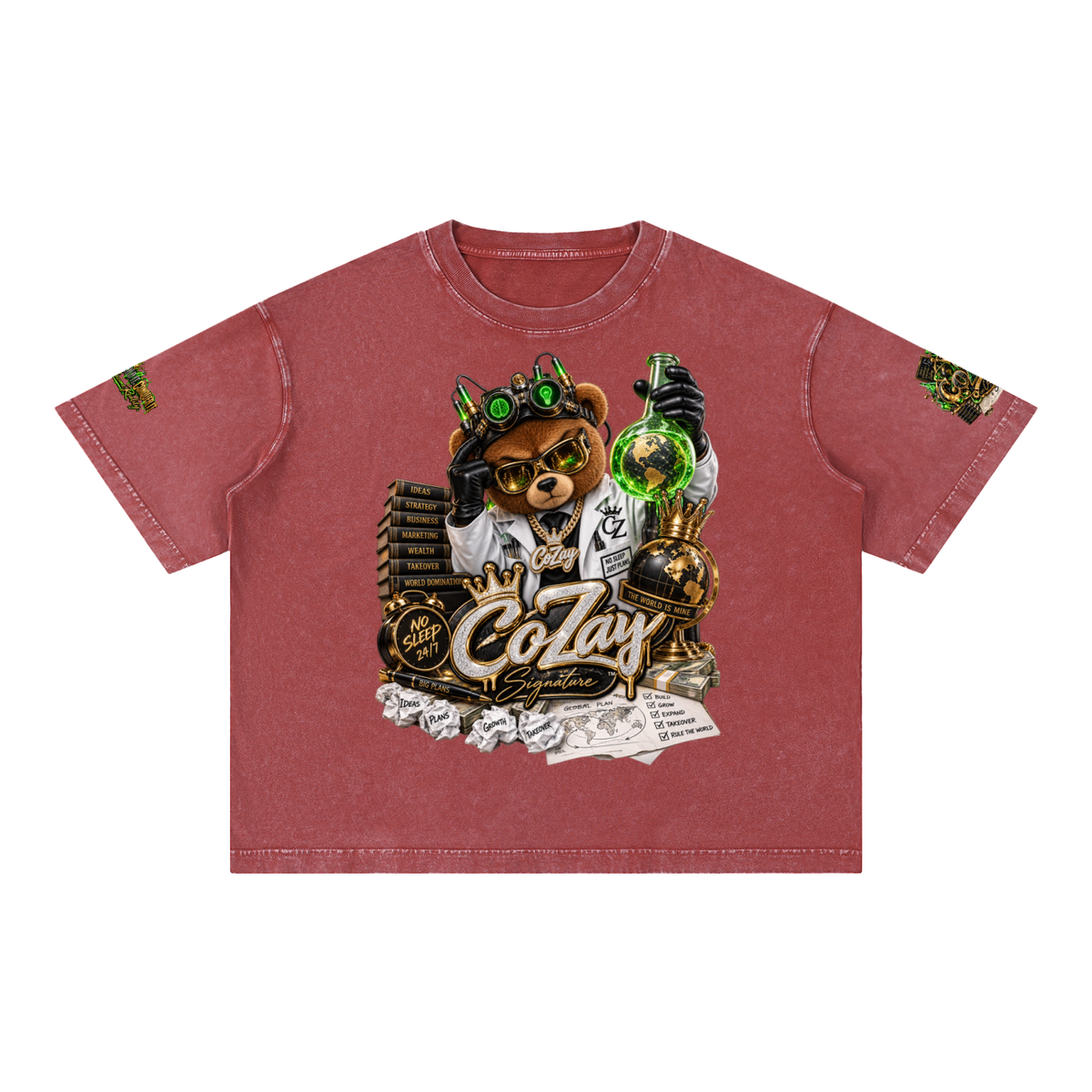 Cozay Signature MS Mineral Wash Boxy Cotton T-Shirt
