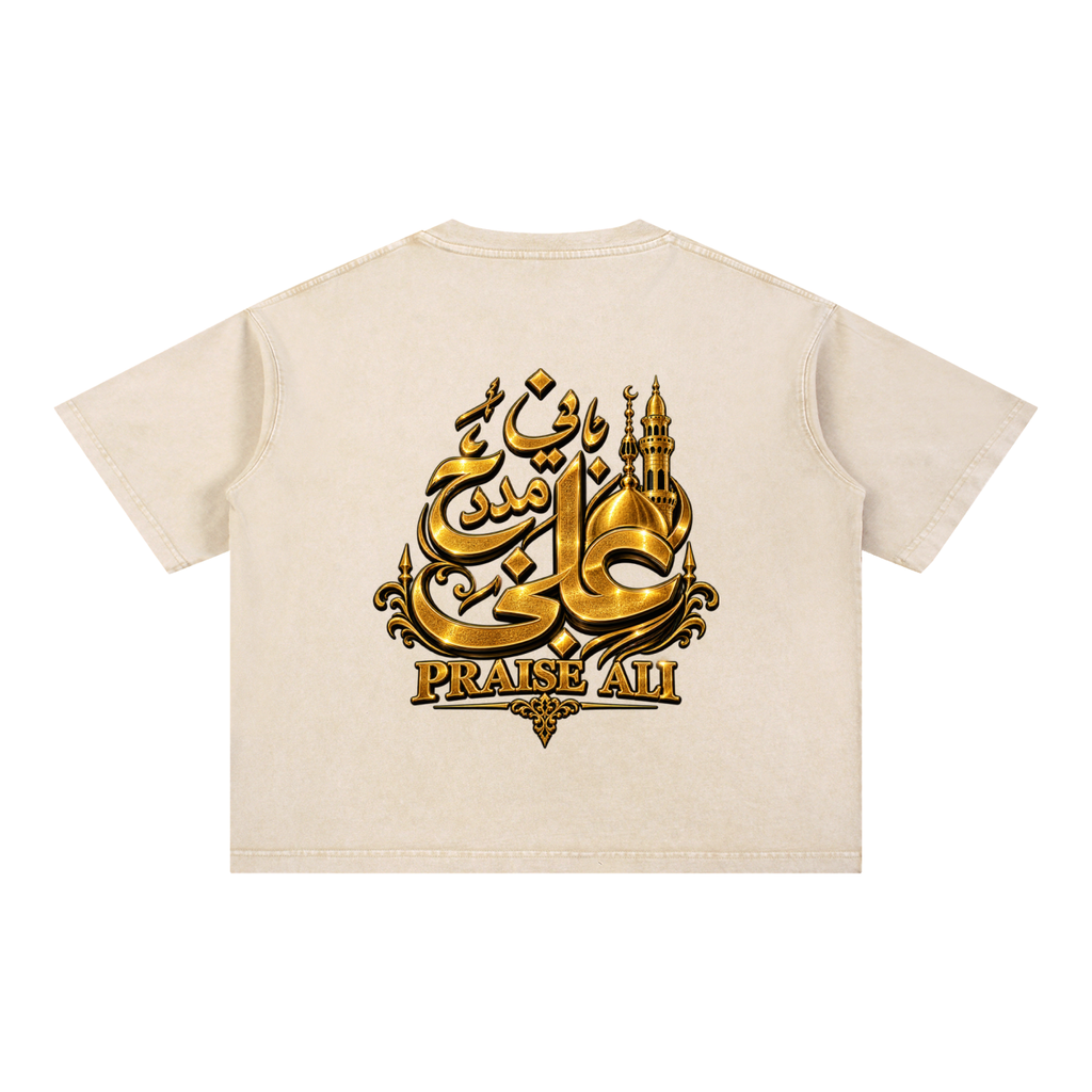 CoZay Signature Lil Durk Mineral Wash Boxy Cotton T-Shirt