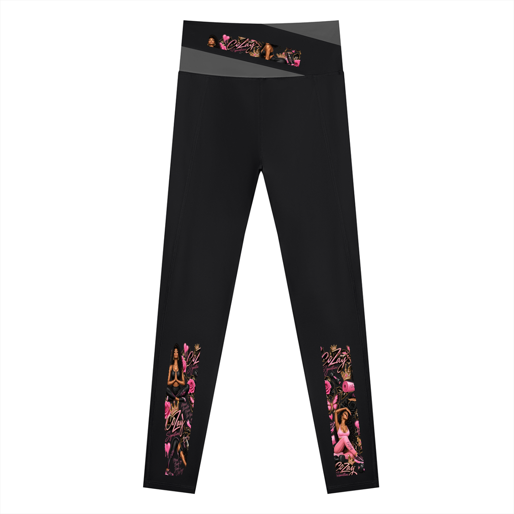 CoZay Signature Women's Color Block Yoga Leggings