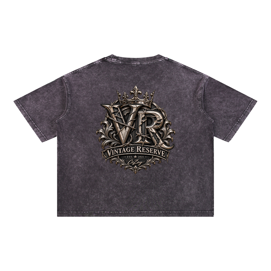 CoZay Vintage Reserve Men's Mineral Wash Boxy Cotton T-Shirt