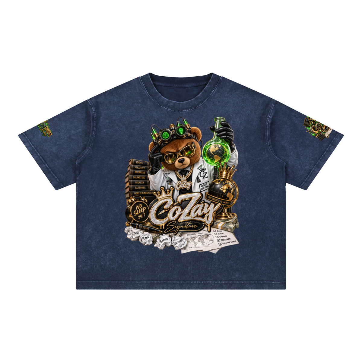 Cozay Signature MS Mineral Wash Boxy Cotton T-Shirt