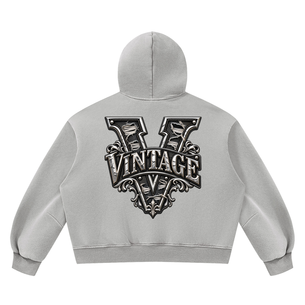 CoZay Original Unisex Vintage Wash Boxy Fleece Hoodie