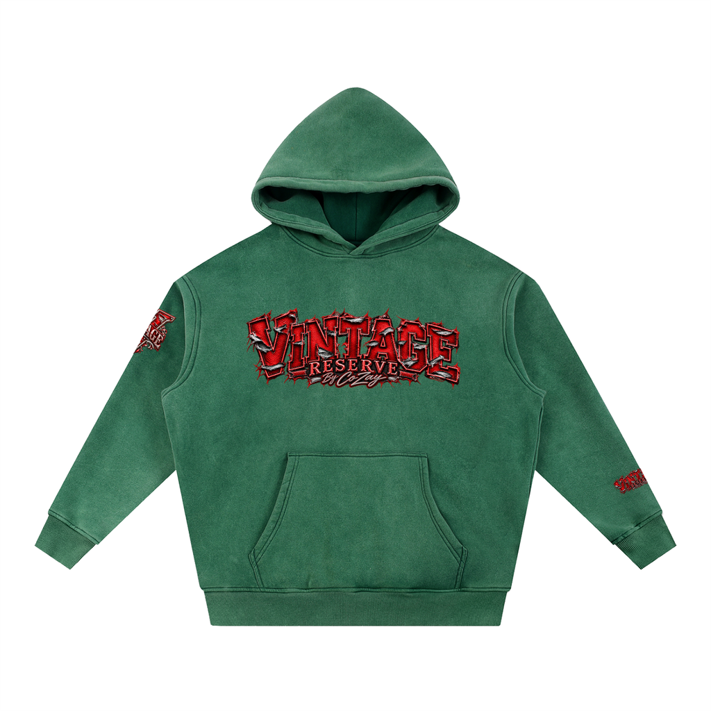 CoZay Original Men's Snow Wash Fleece Oversize Hoodie