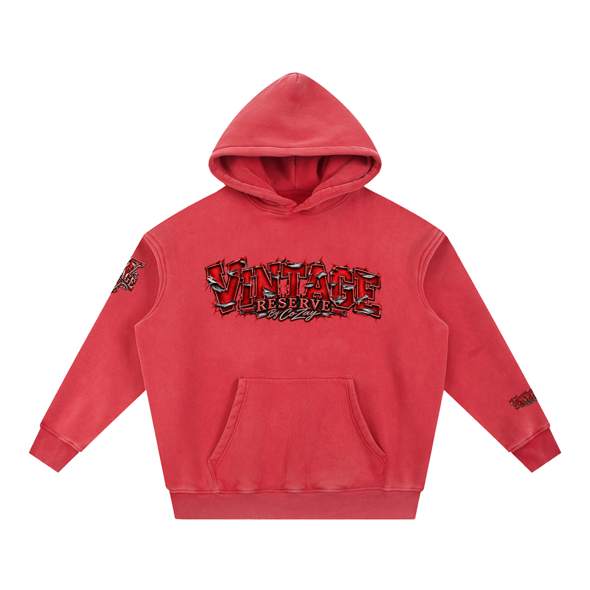 CoZay Original Men's Snow Wash Fleece Oversize Hoodie