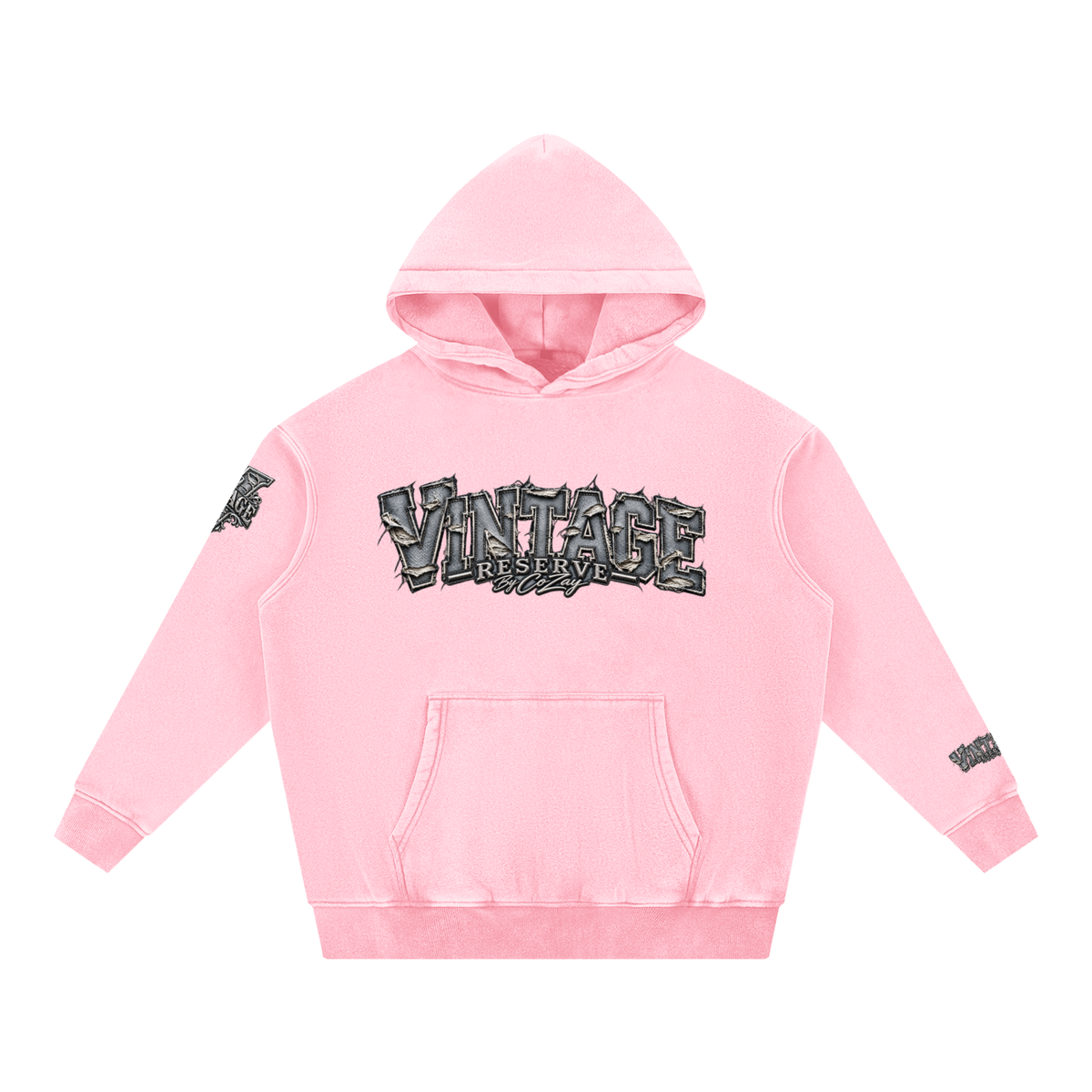CoZay Original Men's Snow Wash Fleece Oversize Hoodie