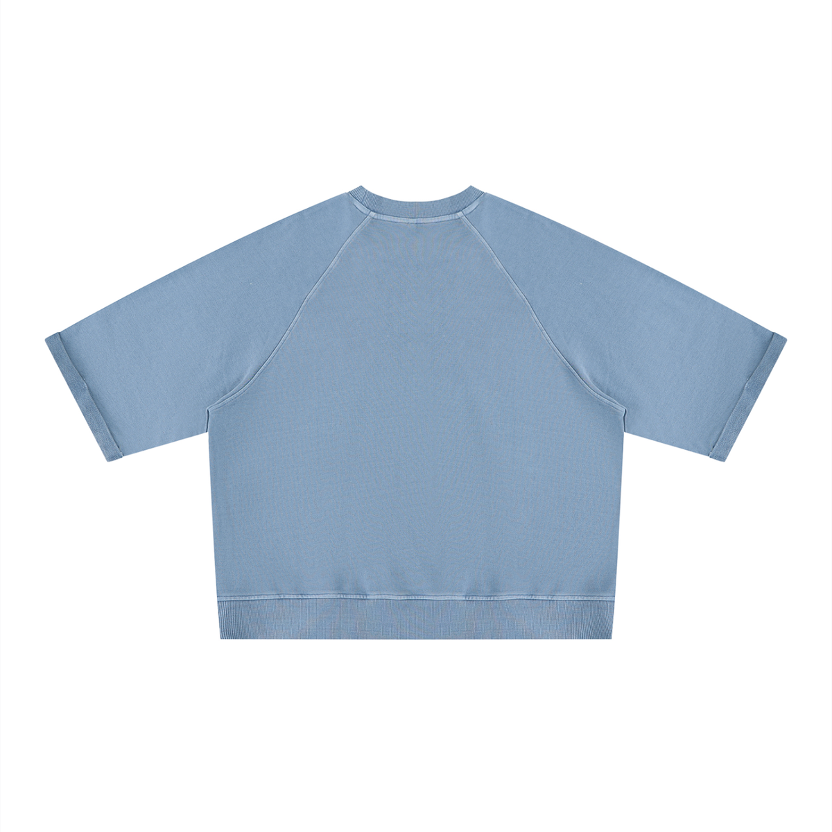 CoZay Original Unisex Vintage Wash Boxy Short Sleeve Sweatshirt