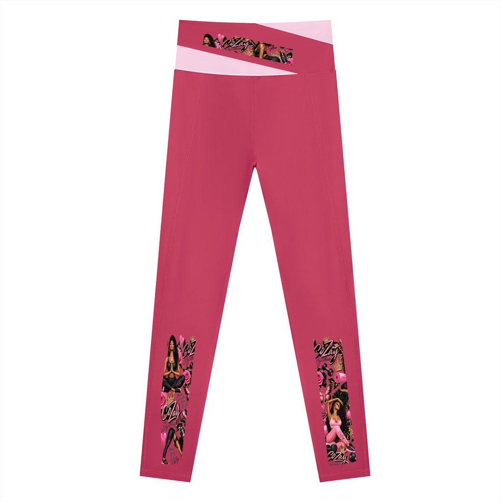CoZay Signature Women's Color Block Yoga Leggings