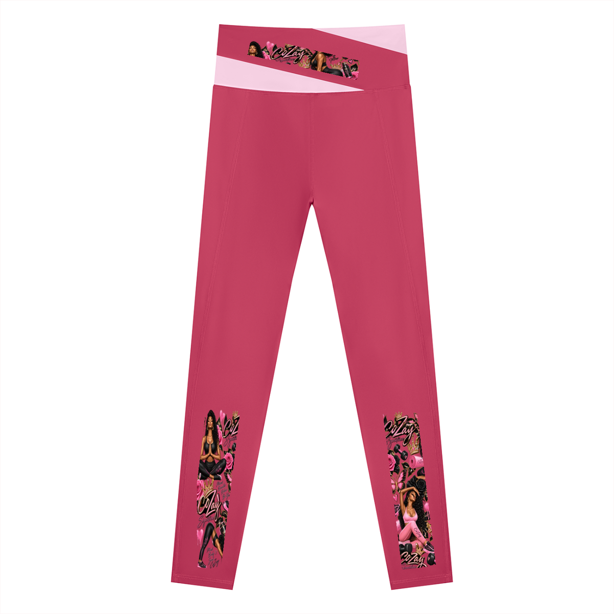 CoZay Signature Women's Color Block Yoga Leggings