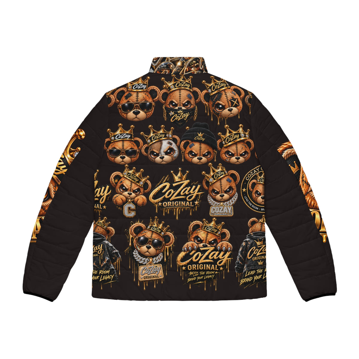 CoZay Original Crowned Teddy Graphic Puffer Jacket