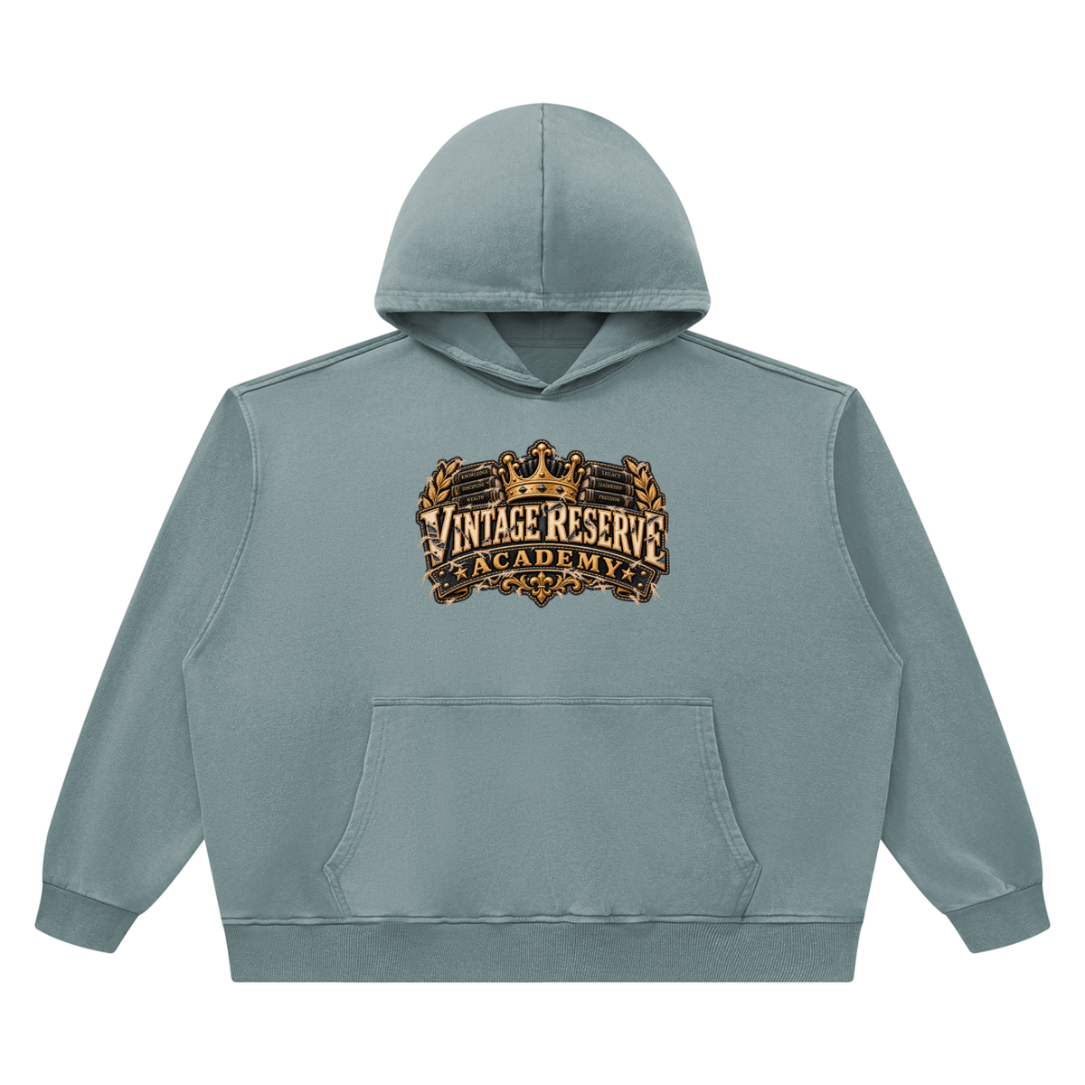 CoZay Vintage Reserve Unisex Heavyweight Vintage Wash Boxy Hoodie