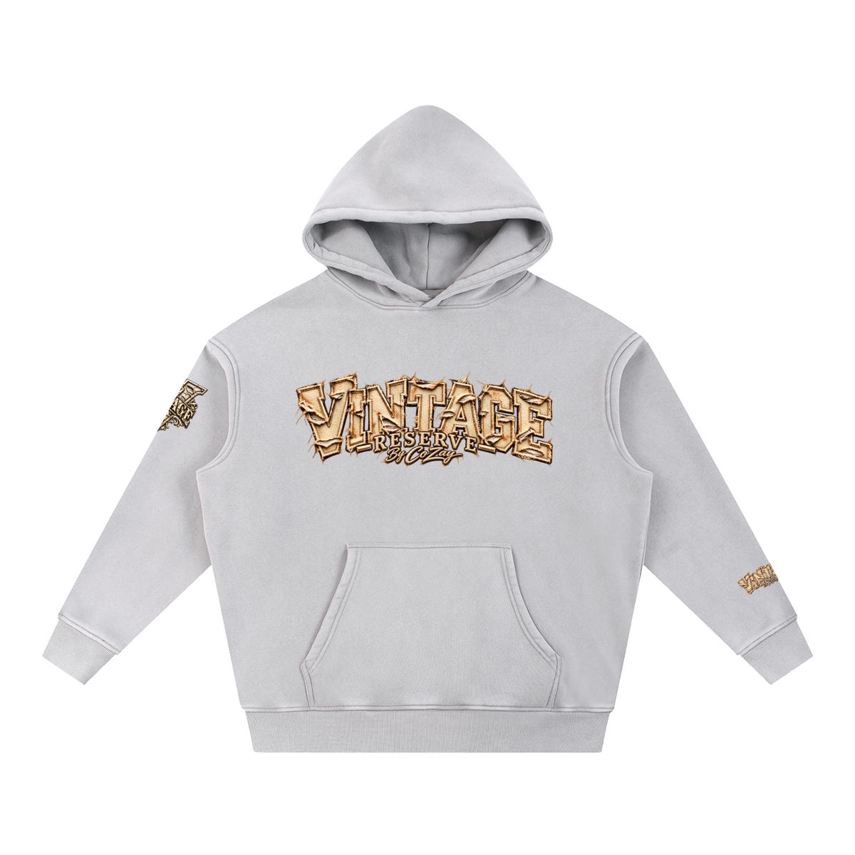 CoZay Original Men's Snow Wash Fleece Oversize Hoodie