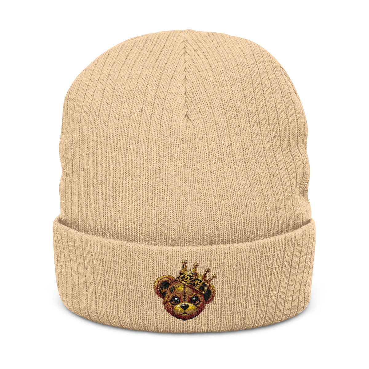 CoZay Original Bear Embroidered Crown Teddy Beanie