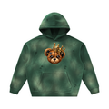 CoZay Original Bear Unisex Sunfade Frayed Fleece Hoodie