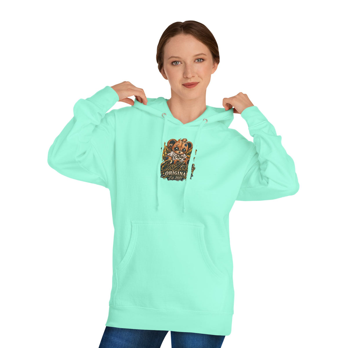 CoZay Original Vintage Teddy Bear Hoodie – Cozay Retro Graphic Sweatshirt