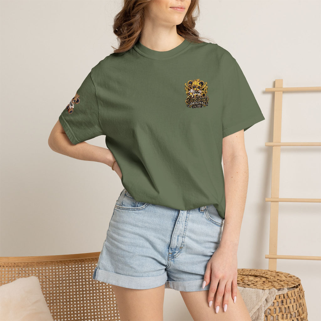 CoZay Orriginal Pocket Bee Graphic T‑Shirt — Honeycomb Pocket Design