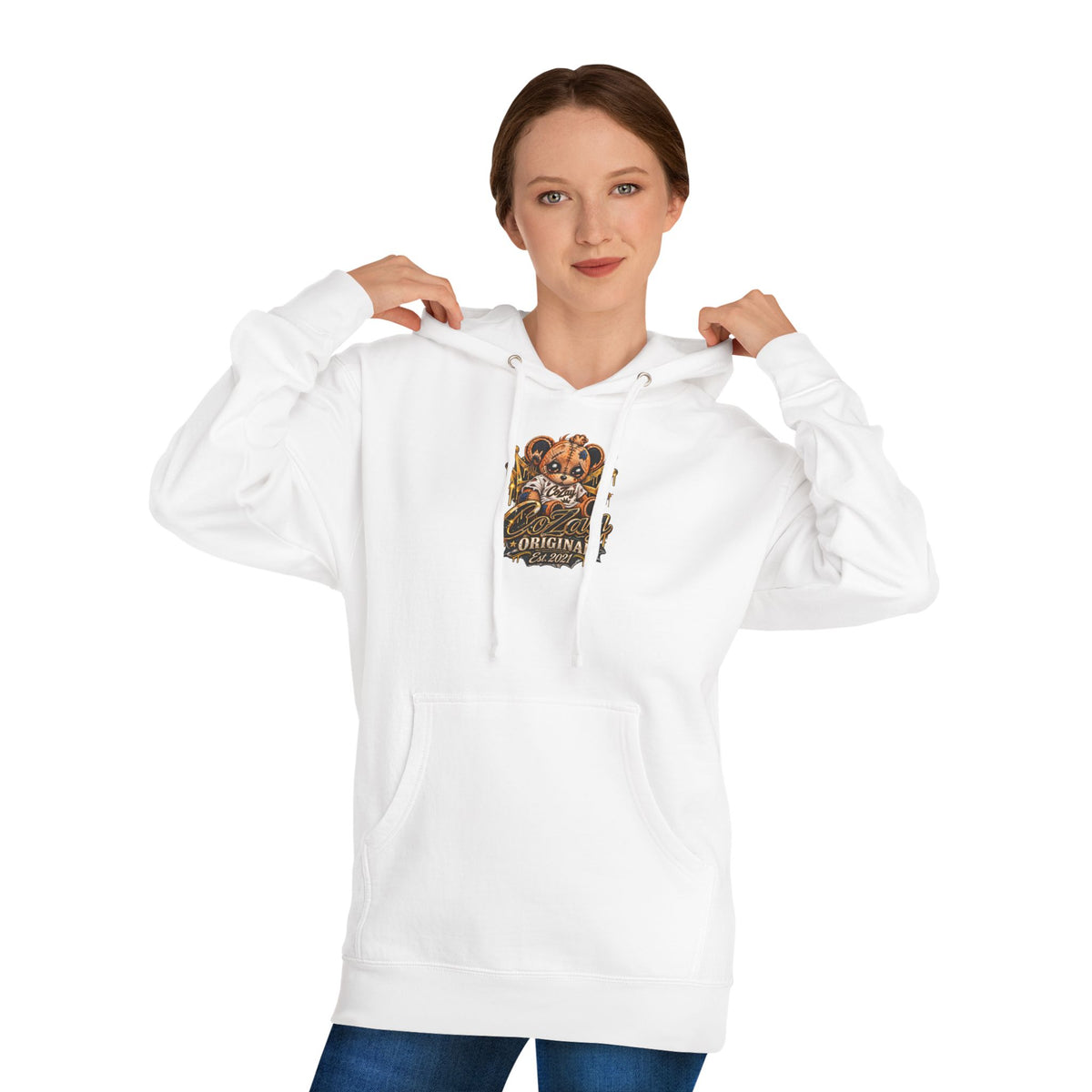 CoZay Original Vintage Teddy Bear Hoodie – Cozay Retro Graphic Sweatshirt