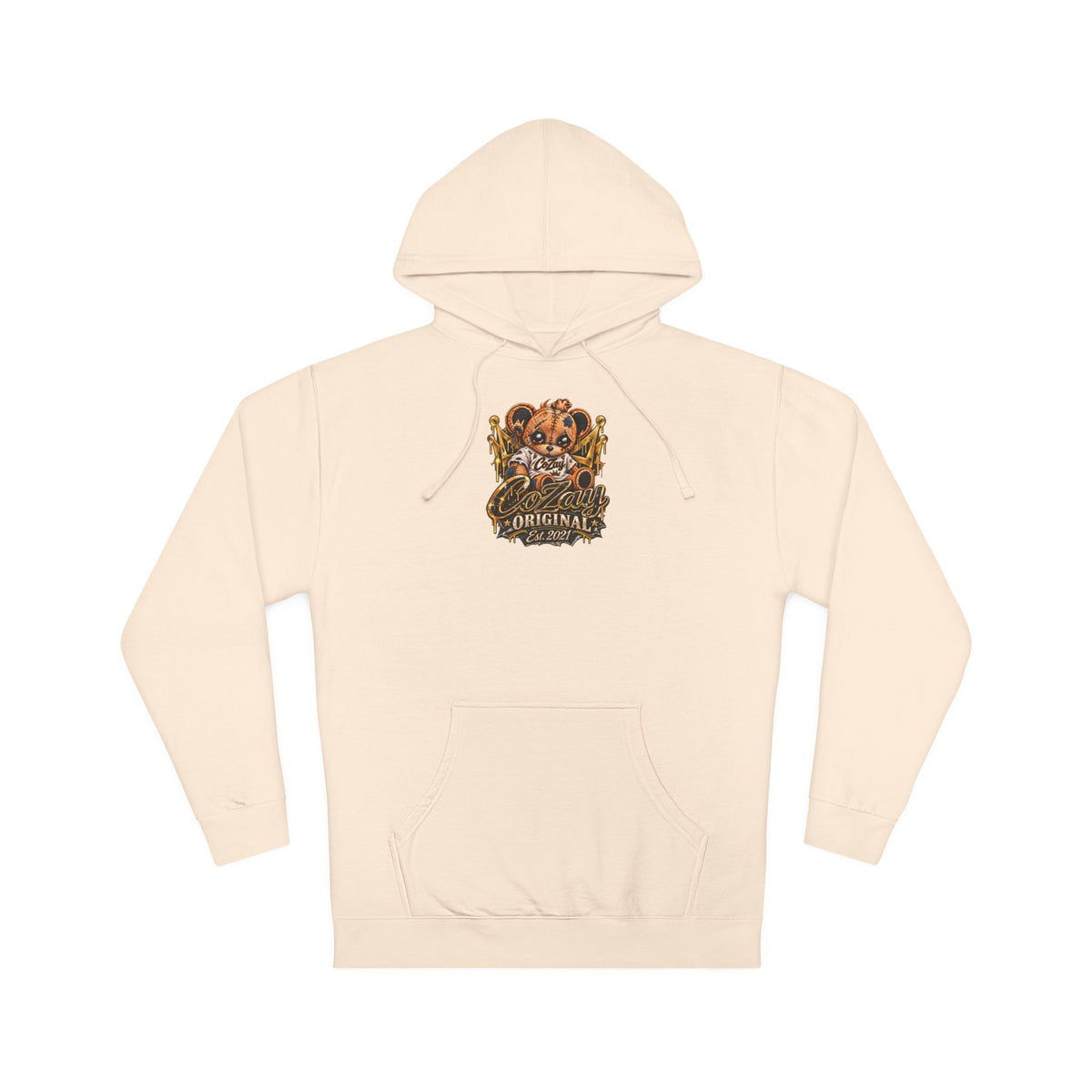 CoZay Original Vintage Teddy Bear Hoodie – Cozay Retro Graphic Sweatshirt