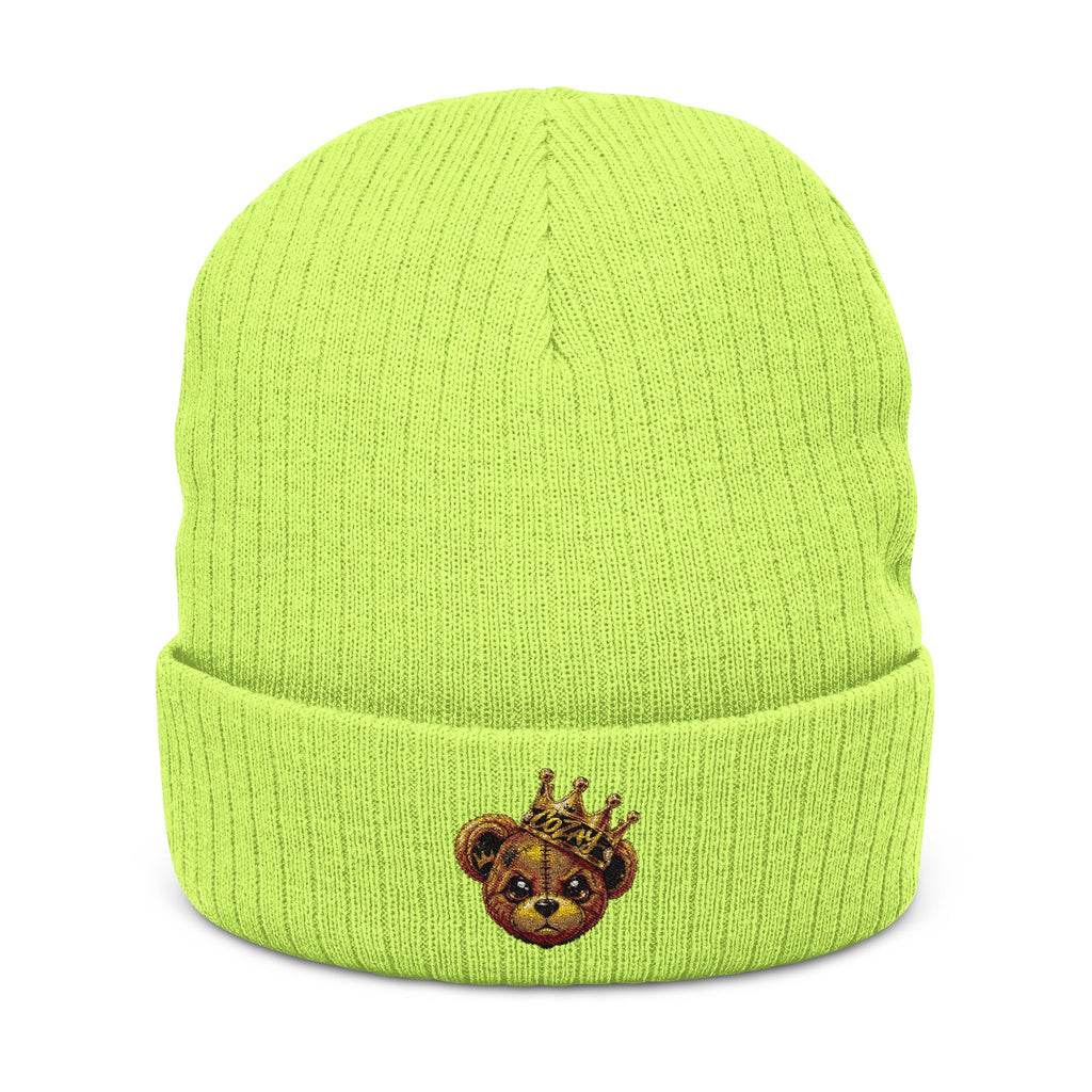 CoZay Original Bear Embroidered Crown Teddy Beanie