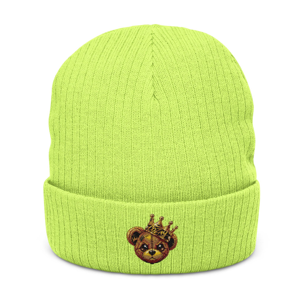 CoZay Original Bear Embroidered Crown Teddy Beanie