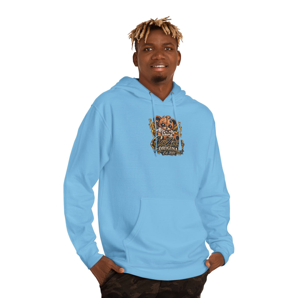 CoZay Original Vintage Teddy Bear Hoodie – Cozay Retro Graphic Sweatshirt