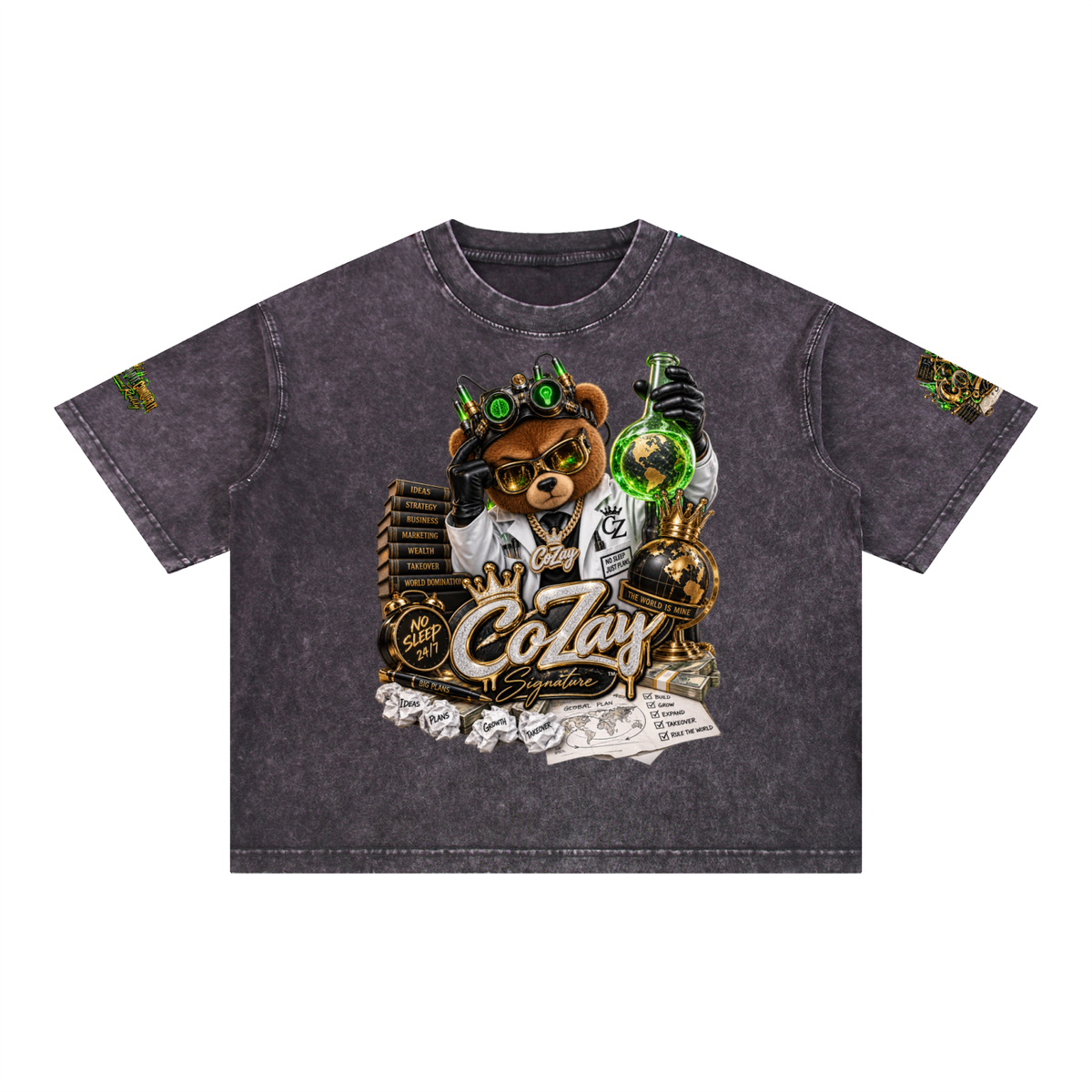 Cozay Signature MS Mineral Wash Boxy Cotton T-Shirt