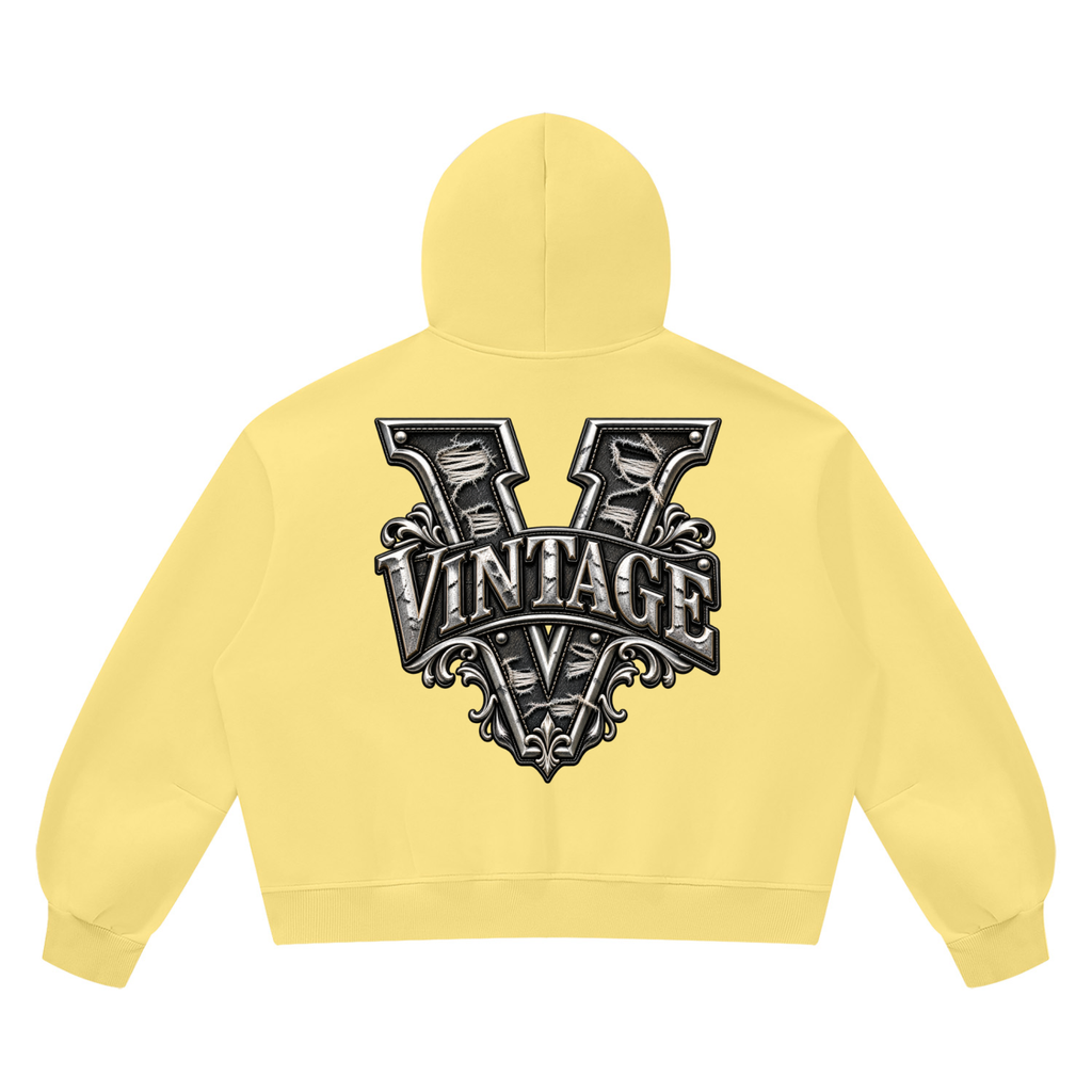 CoZay Original Unisex Vintage Wash Boxy Fleece Hoodie