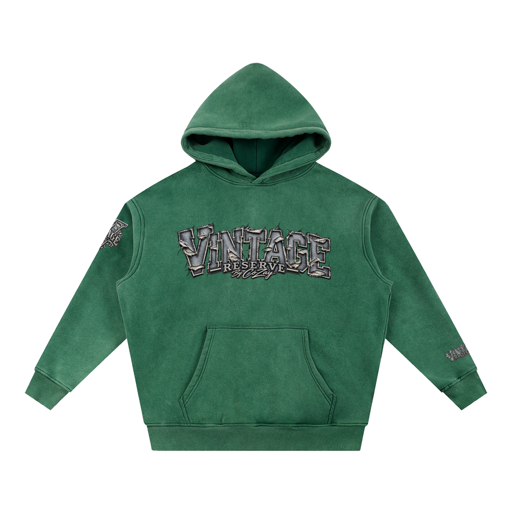 CoZay Original Men's Snow Wash Fleece Oversize Hoodie