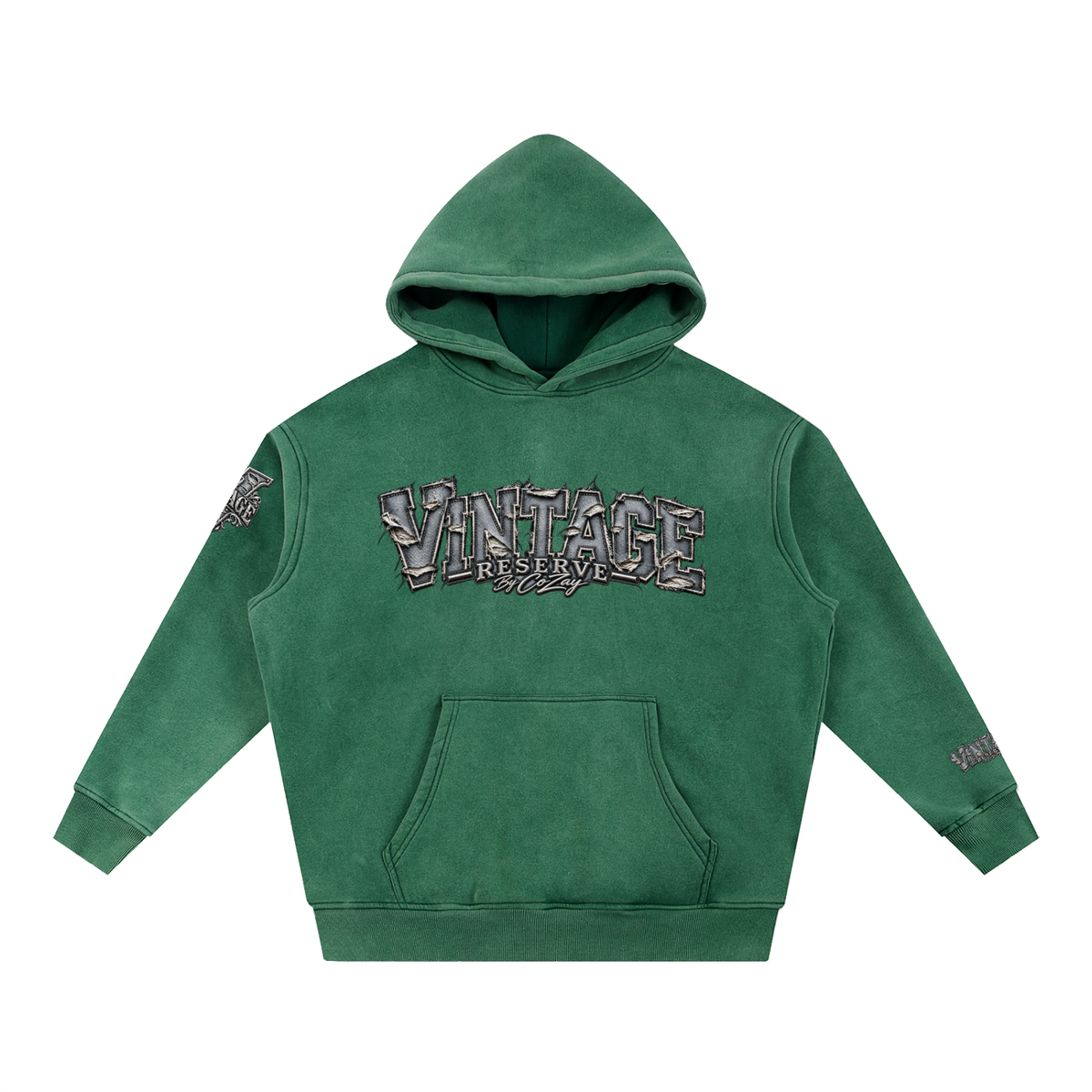 CoZay Original Men's Snow Wash Fleece Oversize Hoodie
