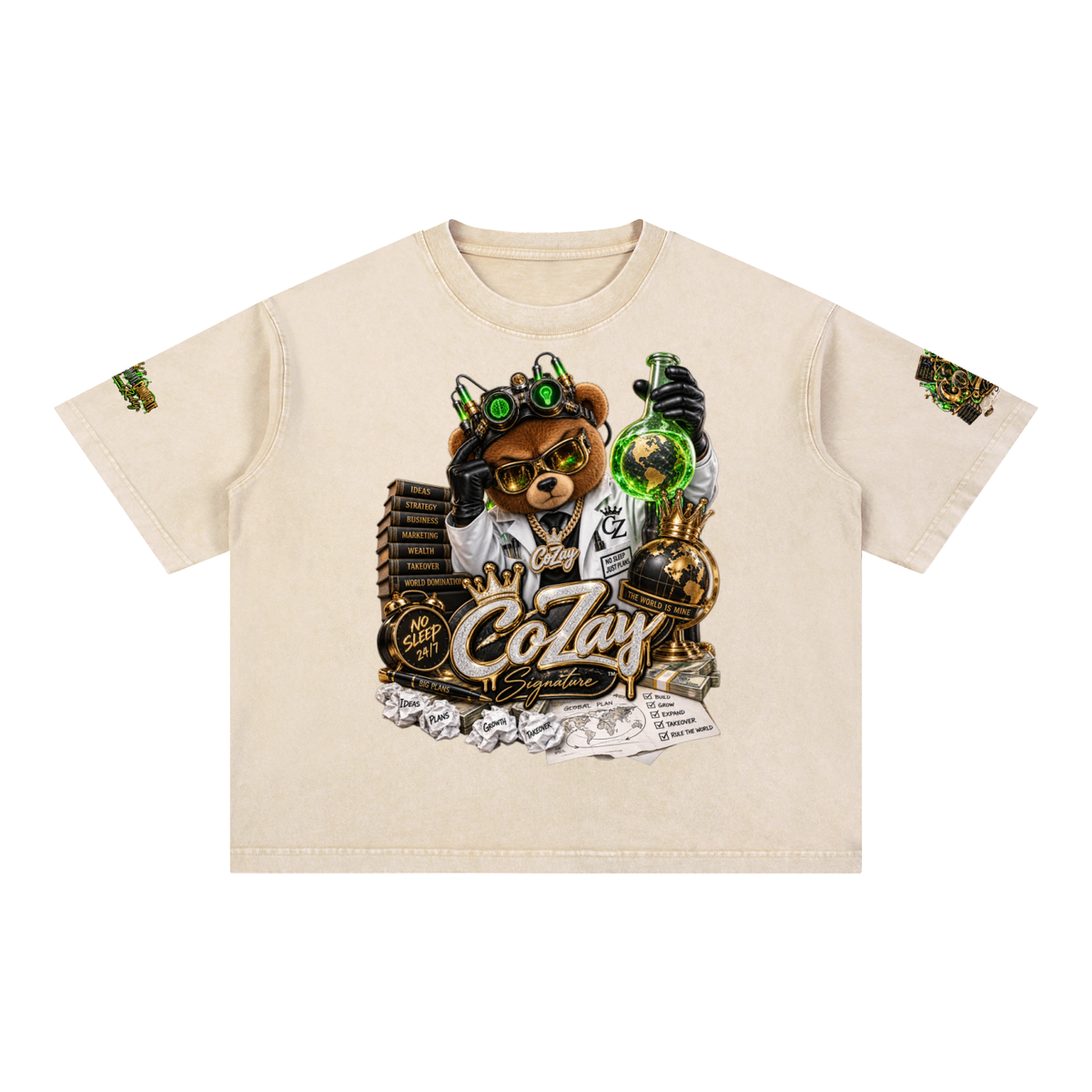Cozay Signature MS Mineral Wash Boxy Cotton T-Shirt