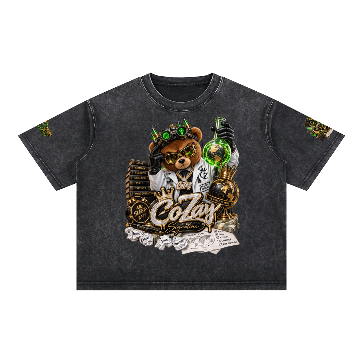 Cozay Signature MS Mineral Wash Boxy Cotton T-Shirt