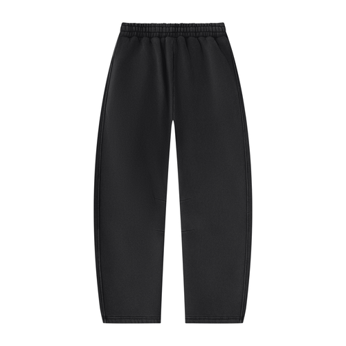 CoZay Cartier Bear Unisex Vintage Wash Barrel Leg Fleece Sweatpants
