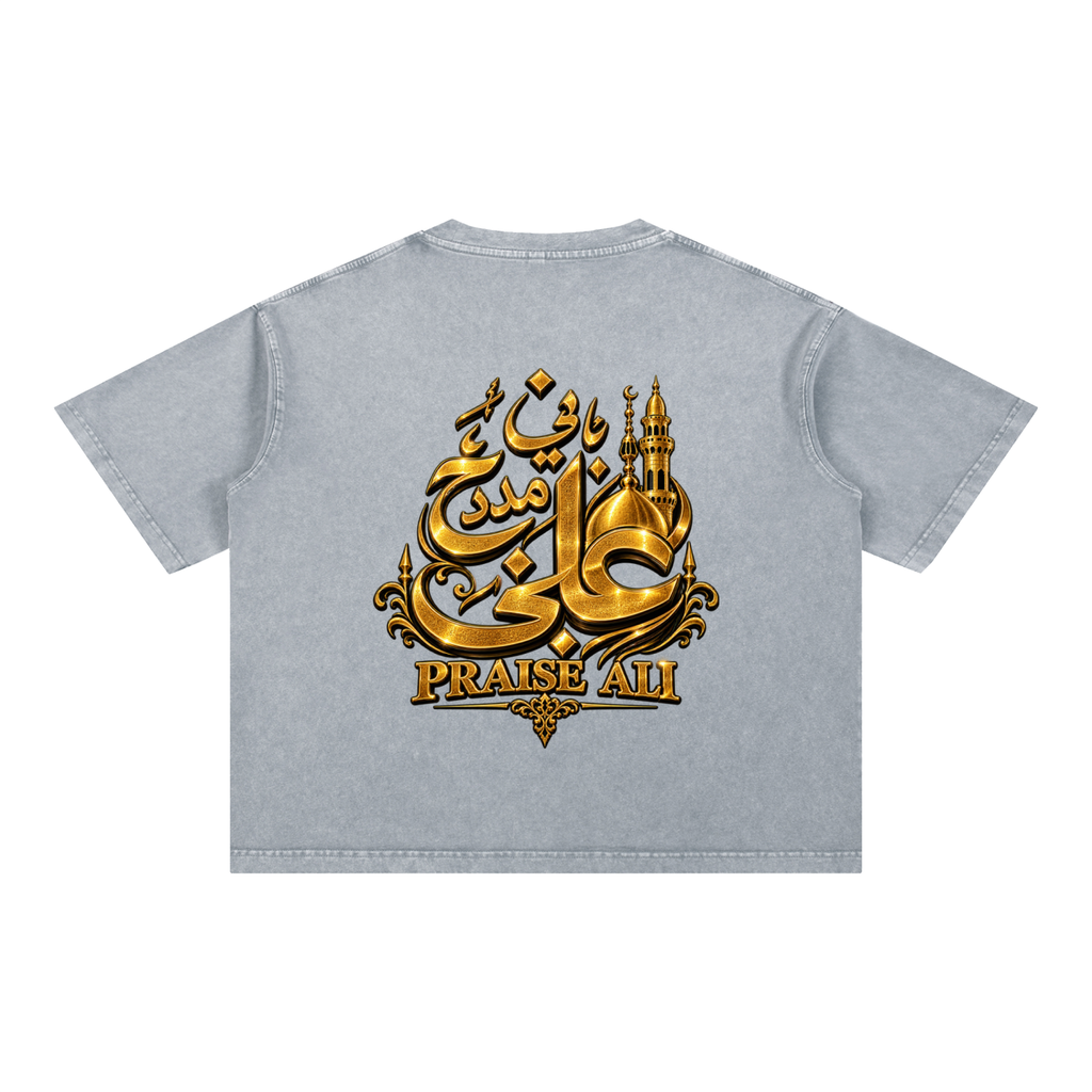 CoZay Signature Lil Durk Mineral Wash Boxy Cotton T-Shirt