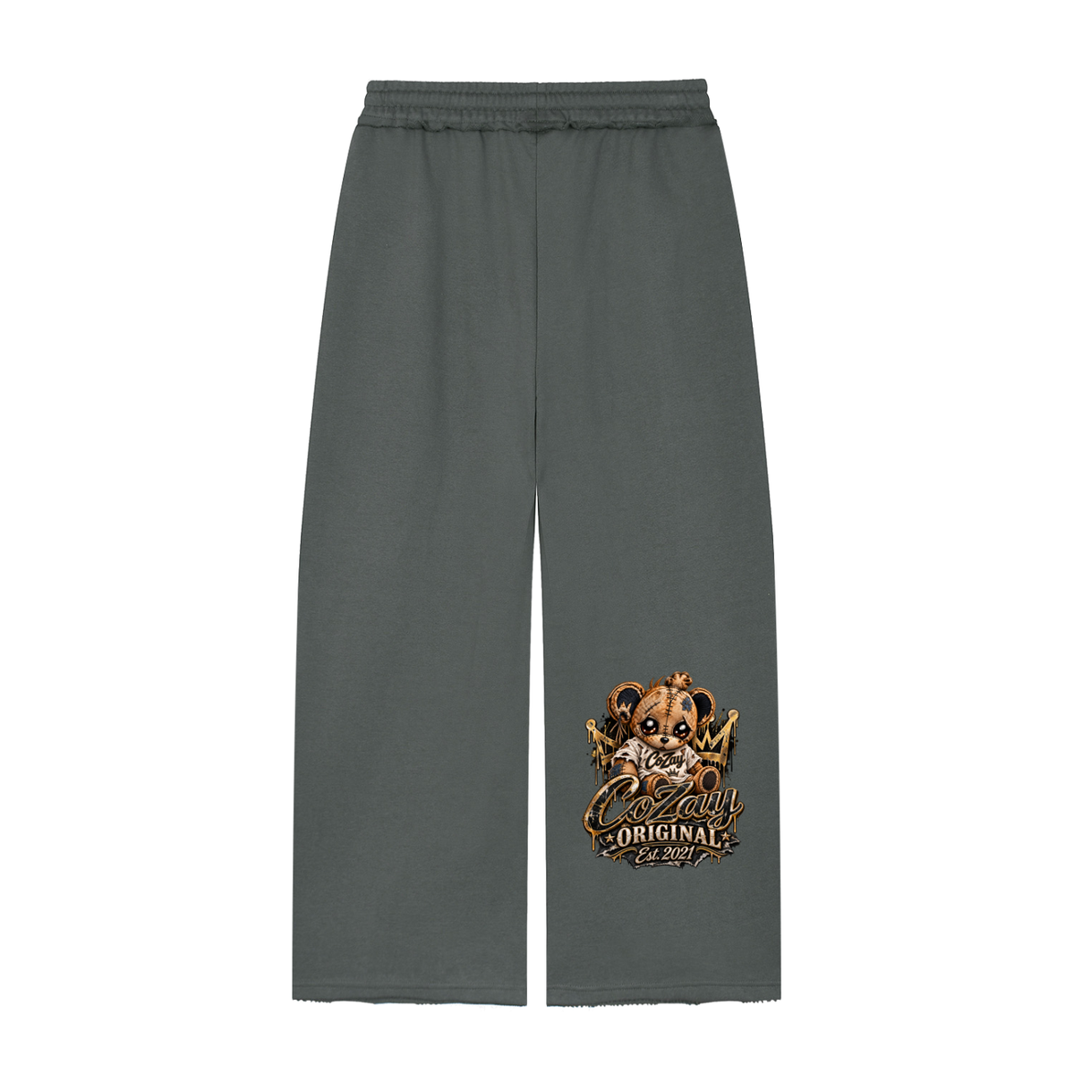 CoZay Original Women’s Wide Leg Raw Edge Sweatpants
