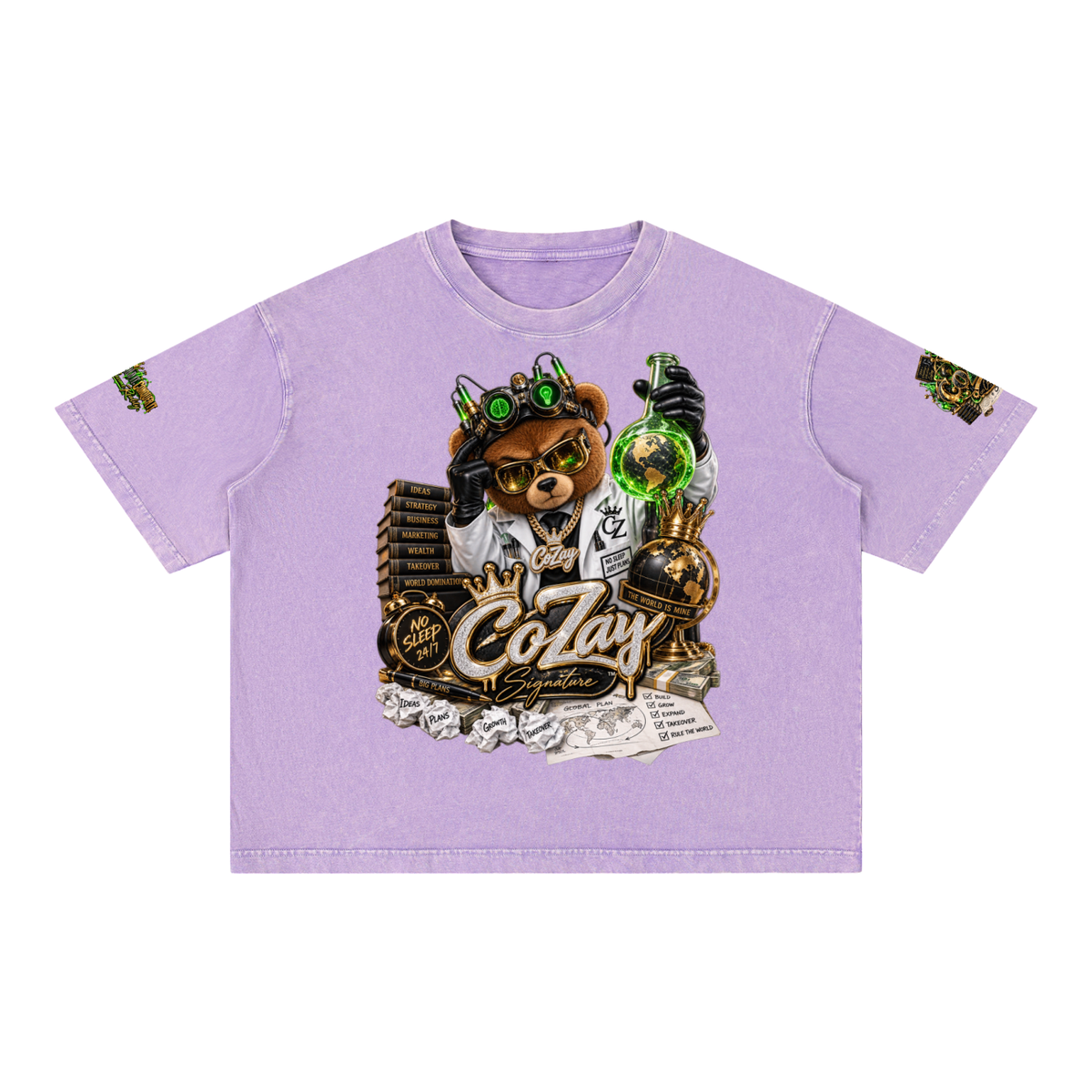 Cozay Signature MS Mineral Wash Boxy Cotton T-Shirt