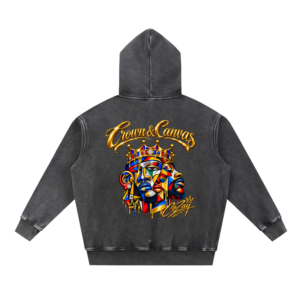 CoZay Original C&C Snow Wash Fleece Oversize Hoodie