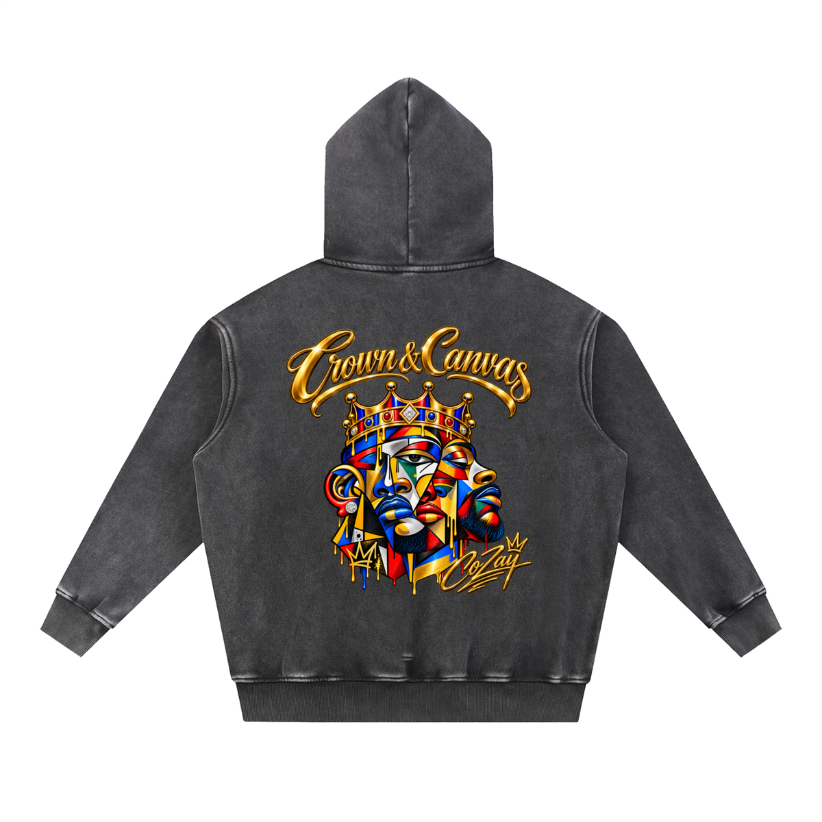 CoZay Original C&C Snow Wash Fleece Oversize Hoodie