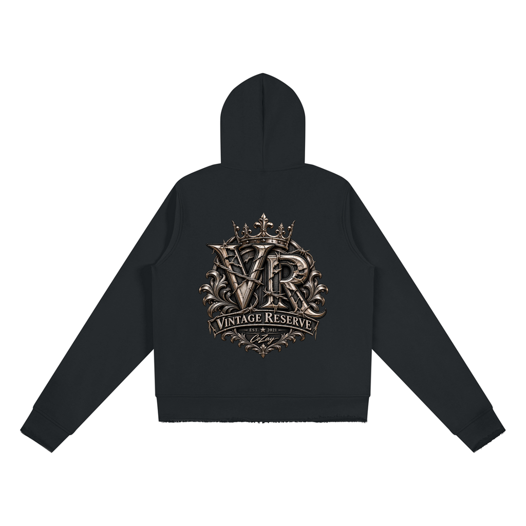 Women’s Raw Edge Full Zip Hoodie