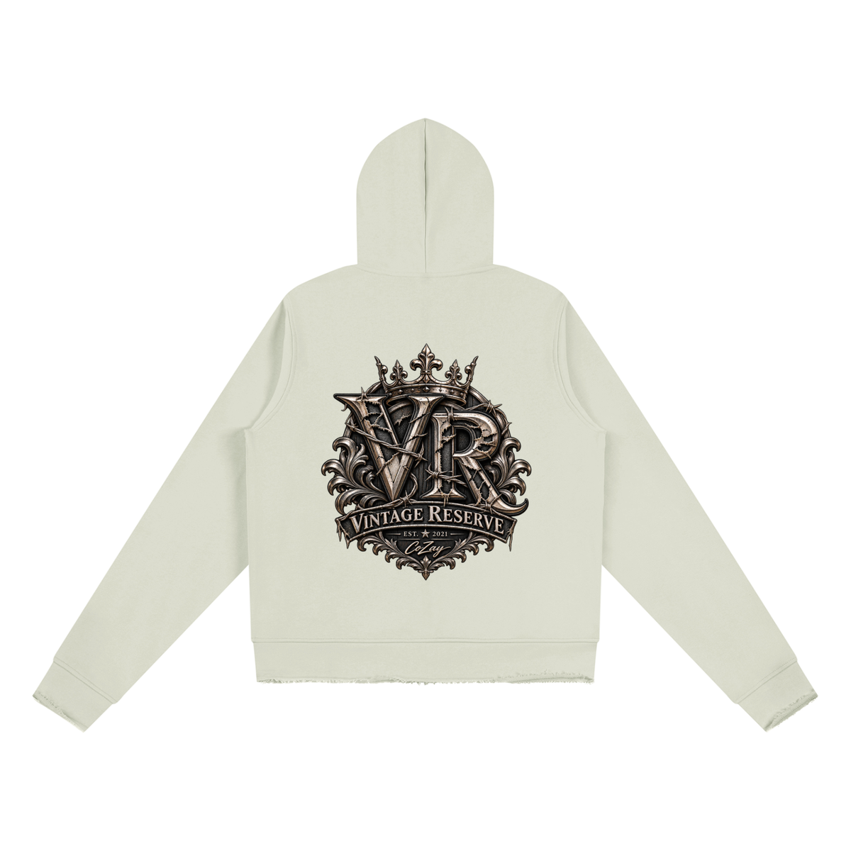 Women’s Raw Edge Full Zip Hoodie