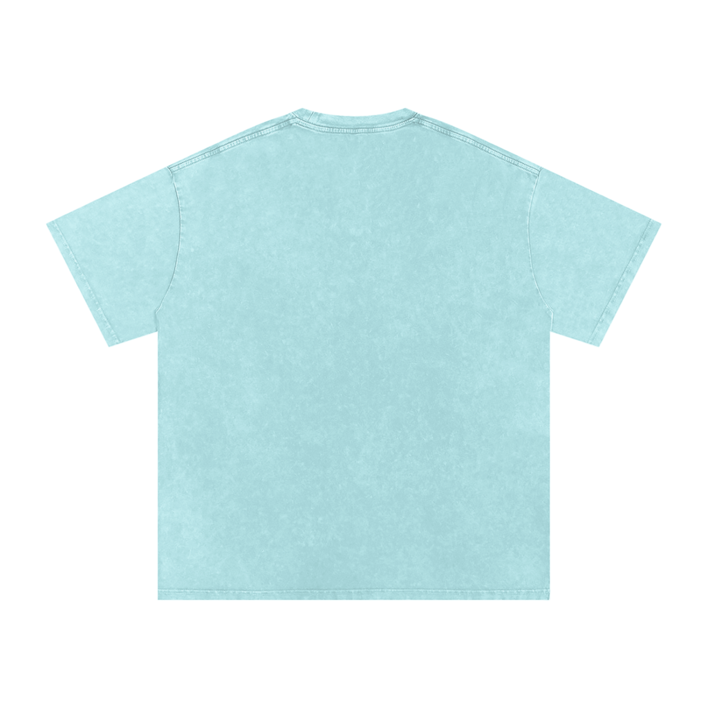 CoZayWeen Saw Snow Washed Oversized Cotton T-Shirt