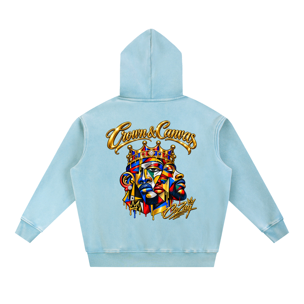 CoZay Original C&C Snow Wash Fleece Oversize Hoodie