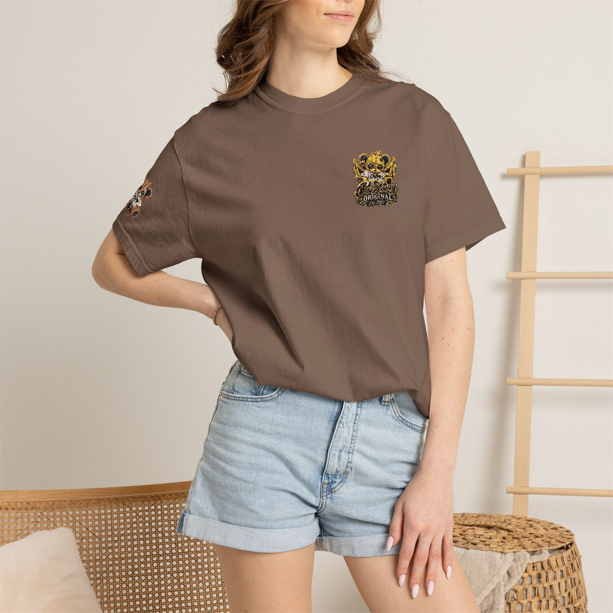 CoZay Orriginal Pocket Bee Graphic T‑Shirt — Honeycomb Pocket Design