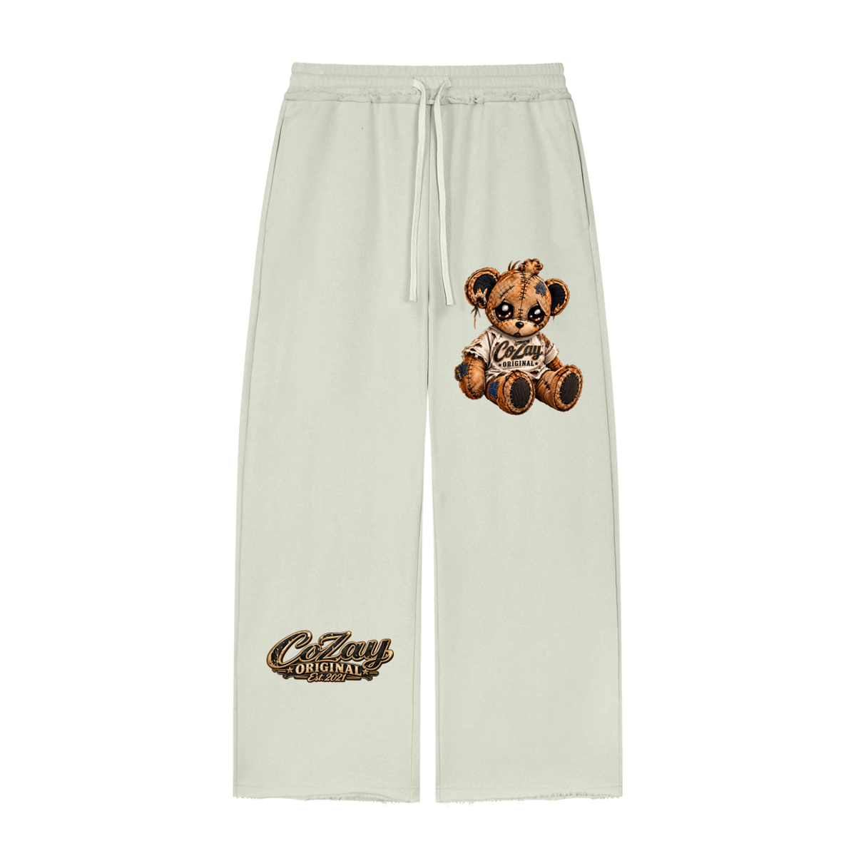 CoZay Original Women’s Wide Leg Raw Edge Sweatpants