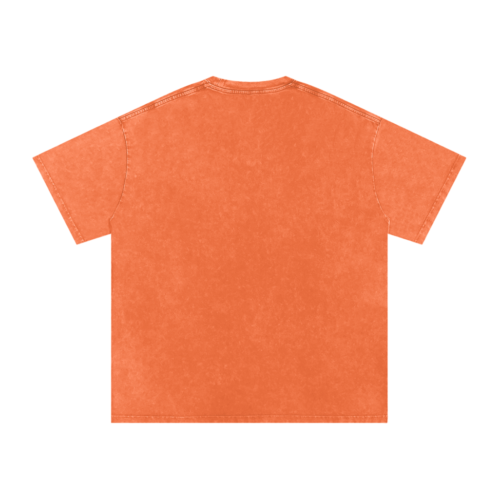CoZayWeen Saw Snow Washed Oversized Cotton T-Shirt