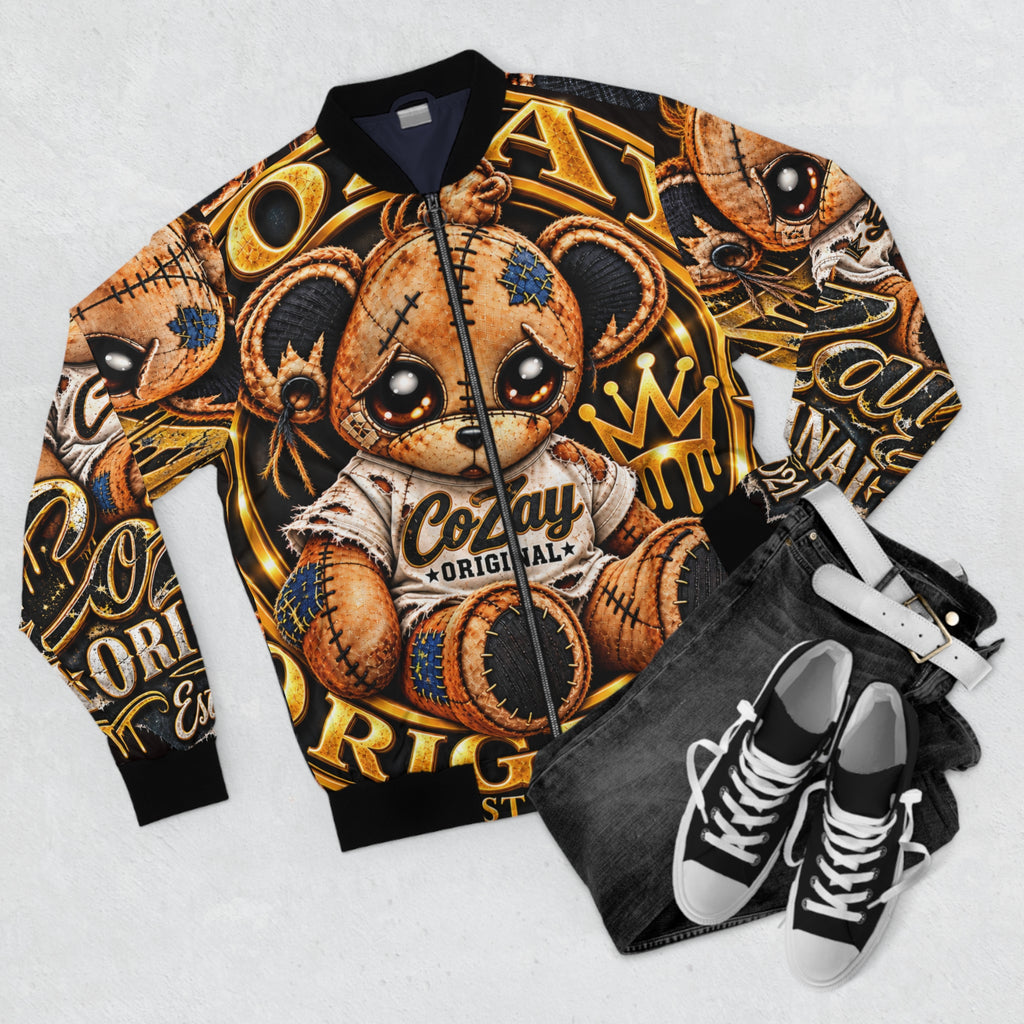 CoZay Original Teddy Graphic Bomber Jacket