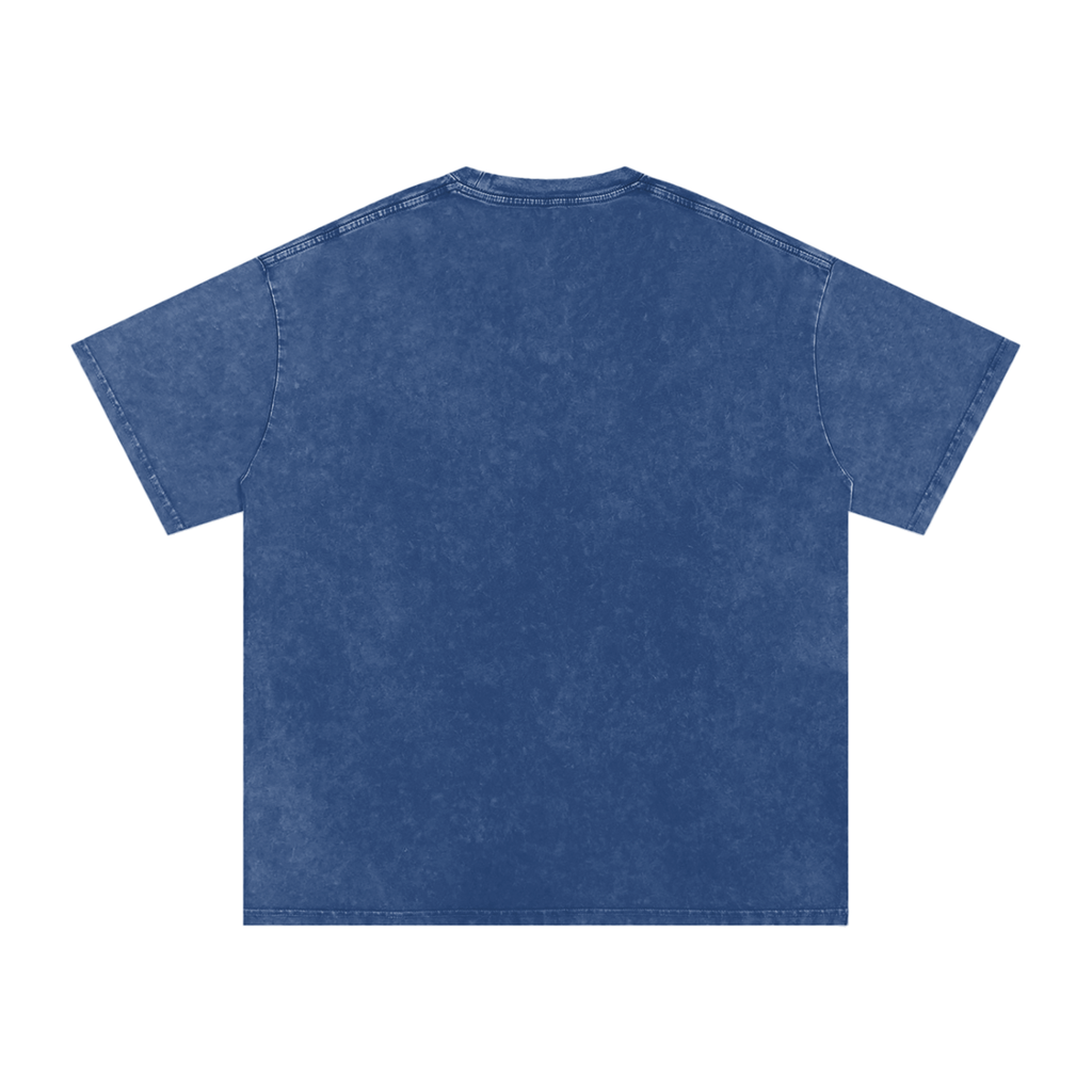 CoZayWeen Harley Snow Washed Oversized Cotton T-Shirt