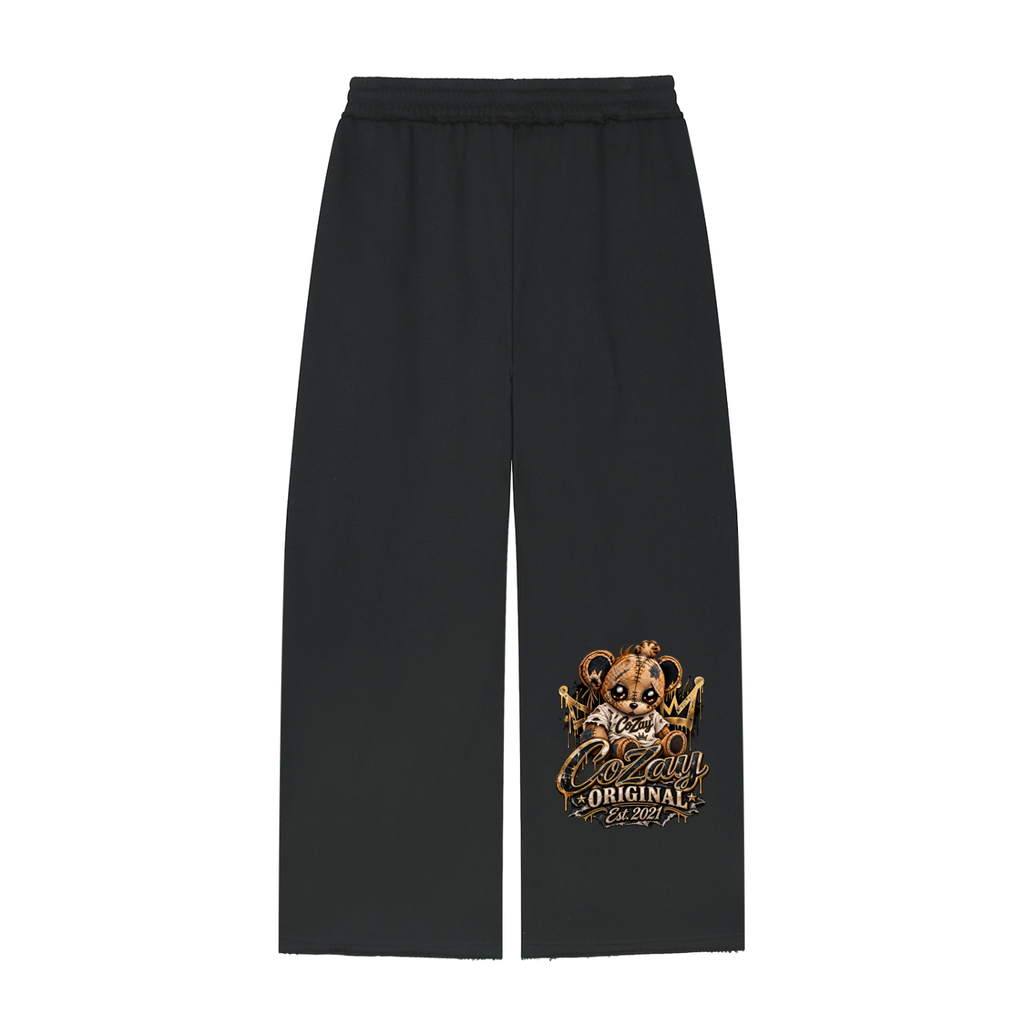 CoZay Original Women’s Wide Leg Raw Edge Sweatpants