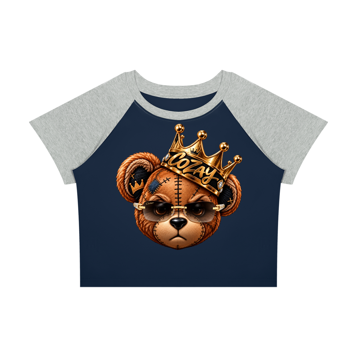 CoZay Original Bear Women’s Raglan Color Block Baby T-Shirt